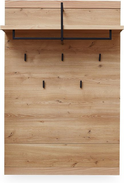 Garderobenpaneel Mondo Talya aus Altesche massiv in Braun, H x B x T: 137 x 90 x 32 cm - Bild 1