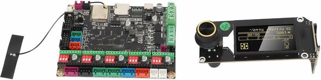 Koogeelife 3D-Drucker Motherboard-Kit für TinyBee V1.0 Steuerplatine mit Smart LCD-Display und Motortreibern in Grau - Bild 1