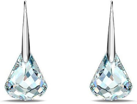 Swarovski Ohrstecker, Weißgold-Plated, Weiß, Damen - Bild 1