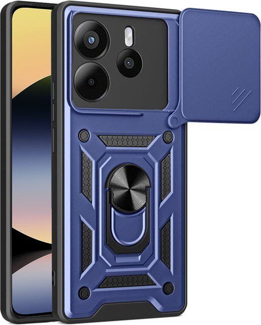 Techsuit CamShield Schutzhülle für Xiaomi Redmi Note 14 4G in Blau - Bild 1