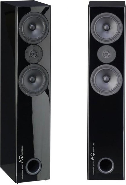 Acoustique Quality PONTOS 8 Audiophile Standlautsprecher in schwarzem Hochglanzlack mit 220W Leistung - Bild 1