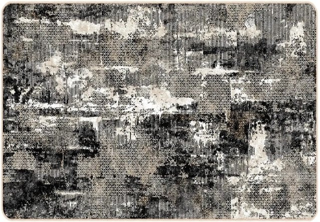 vidaXL Teppich aus Samt Polyester, Mehrfarbig, Rutschfest und Waschbar, B: 120 cm, L: 180 cm - Bild 1
