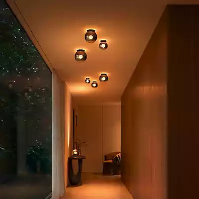 Occhio Luna Piena 200 Flat Air LED Deckenleuchte in Dark Chrome - Bild 1