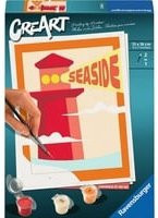 Ravensburger CreArt Lighthouse by the Sea Malset mit Acrylfarben für Jugendliche und Erwachsene - Bild 1