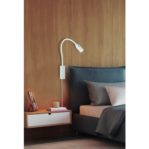 Fischer & Honsel LED-Wandspot Sten Weiß B/H: 4 x 61 cm, dimmbar und verstellbar - Bild 2