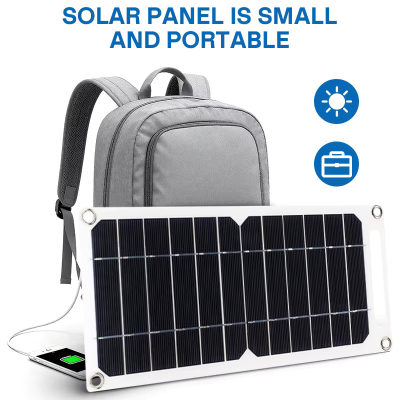 luxuglow 35W Sunpower Tragbares Solarpanel mit USB-Stabilisator für Powerbank und Smartphone, ideal für Outdoor, Camping und Wohnmobile - Bild 5