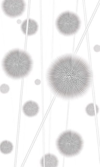 Komar Fototapete Vlies Allium B: 150 cm, H: 250 cm - Bild 1