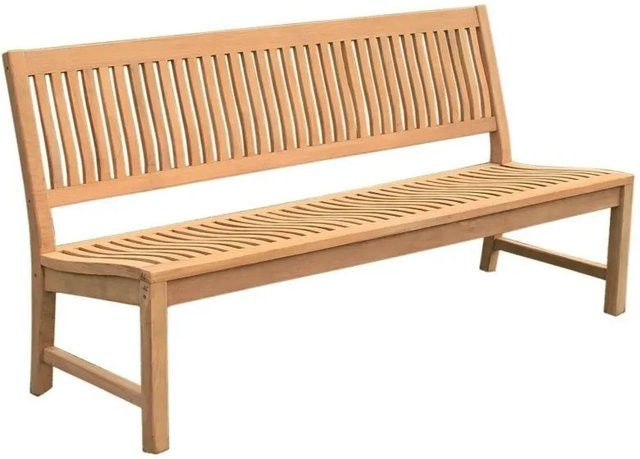 Lex Premium Teak Gartenbank Kingsbury in Braun, B/T/H: 180 x 70 x 90 cm - Bild 1