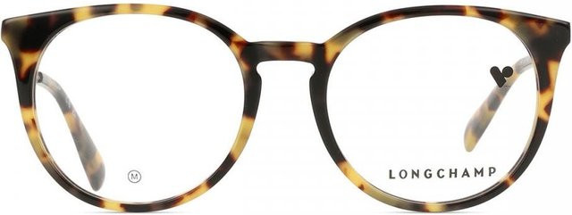 Longchamp 255 Lo2720 Tokyo Korrektionsbrille, Vollrand, Rund, Acetate, Damen, Black/Brown - Bild 1
