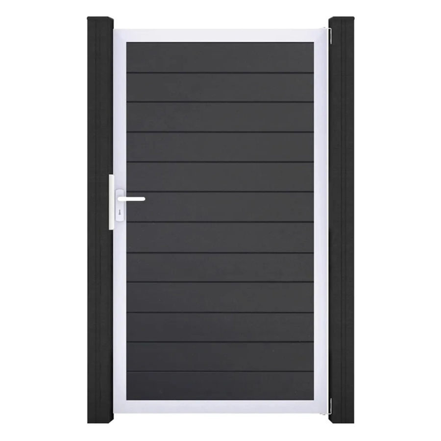 GroJa Tor Basicline 1-flg. Schmal Anthrazit B: 100 cm, H: 180 cm - Bild 2