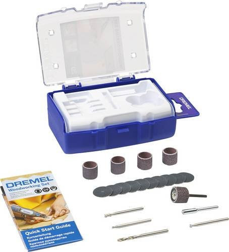 Dremel Holzbearbeitungs-Set 681, 20-teilig, Blau/Silber - Bild 1