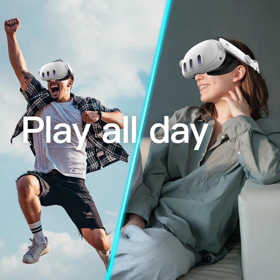 SZKOSTON Verstellbarer Kopfgurt für Meta Quest 3S VR-Headset, Ersatz-Elite-Gurt in Weiß für verbesserten Komfort als Meta Quest 3 Zubehör - Bild 6