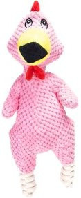 nobleza Hundespielzeug Screaming Chicken, pink - Bild 1