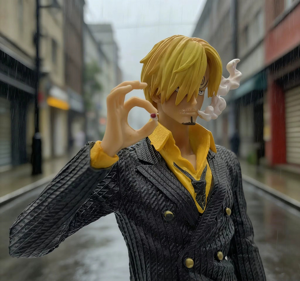 Bandai One Piece Sanji Figur, Schwarz, Einzelfigur - Bild 2