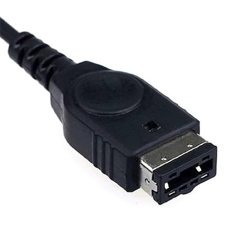 USB Ladekabel Schwarz für Nintendo GameBoy, SP, GBA und DS Retro Konsolen - Bild 2