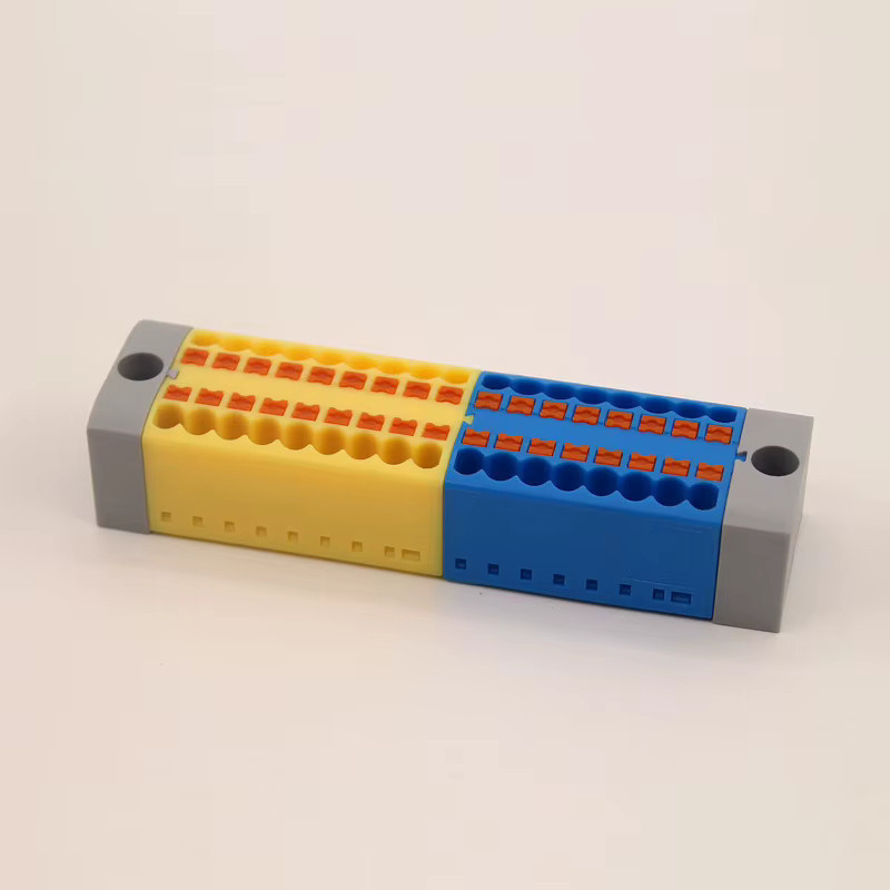 YJCAL PTFIX 2,5mm2 Elektrischer Kabelanschluss Terminal Block zur DIN-Schiene Montage als Splitter und Junction Box - Bild 1