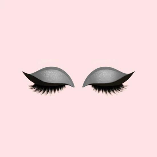 Diamo Makeup Lidschatten Wimpern Patch 2-in-1, Schimmernd, Unisex - Bild 2
