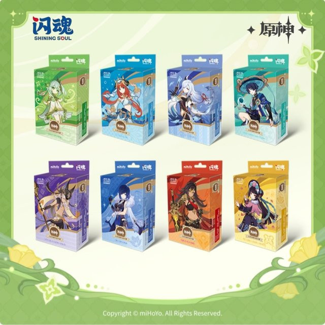 SHININGSOUL Genshin Impact TCG-Serie Sammelkarten, Spielzubehör - Bild 1