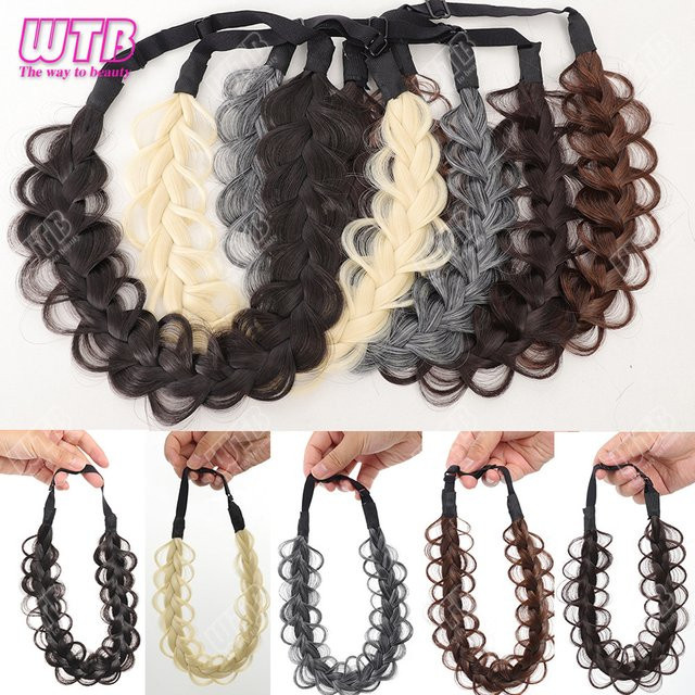 WTB Haarband aus synthetischem geflochtenem Haar, Damen, verstellbar - Bild 1