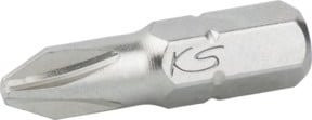 KS Tools Schraubendreher Bit PH2 1/4 Zoll Classic in Silber - Bild 1