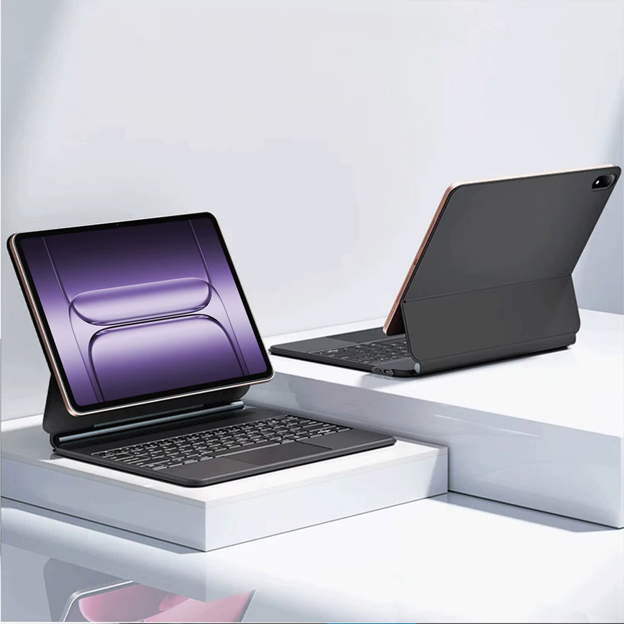 AJIUYU Magic Keyboard mit Trackpad für OPPO Pad 4 / 4 Pro und OnePlus Pad 2 Pro 13,2 Zoll, magnetische Tastaturhülle, Schwarz - Bild 6