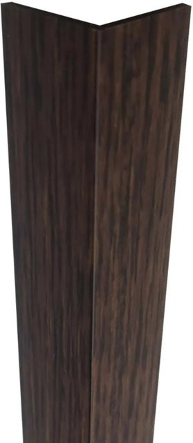 Arcansas Winkelprofil gleichschenklig aus PVC in Braun, B/T/L: 20 x 20 x 1000 mm - Bild 1