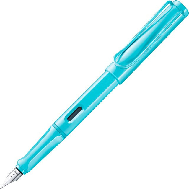 Lamy safari Füllhalter in Aquasky mit blauer und türkiser Tinte - Bild 1