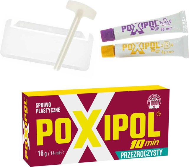 Poxipol Zweikomponentenkleber Epoxy Transparent 16 g - Bild 1