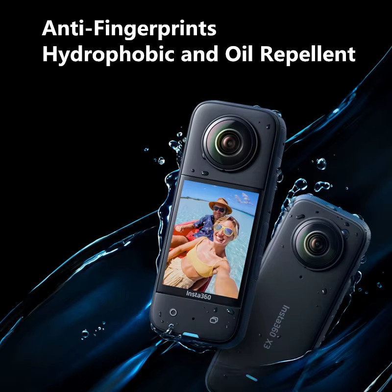 Kratzfester gebogener Displayschutz für Insta360 One X3 in Transparent - Bild 5