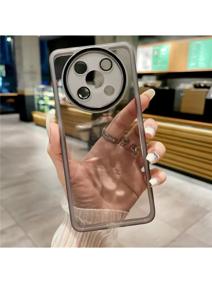 Transparente Silikon Schutzhülle mit Linsenabdeckung für Huawei Pura 70 P60 P50 P40 P30 Pro Nova 12 11 10 9 SE Mate 60 50 40 30 20 in Blau - Bild 2