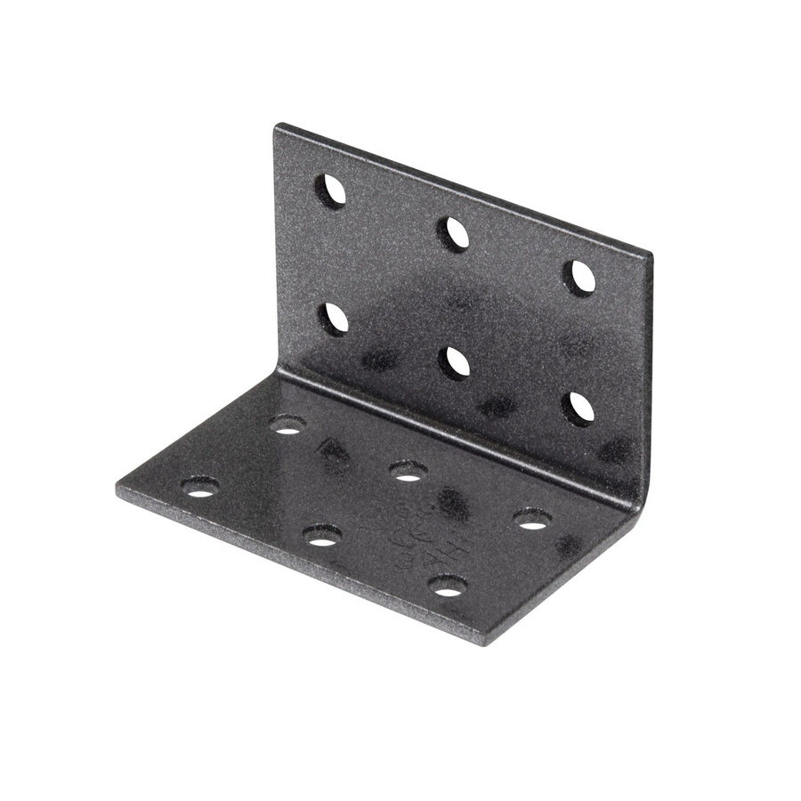 GAH Alberts Duravis Lochplattenwinkel aus Stahl in Schwarz mit Duplexbeschichtung B/T/H: 40 x 40 x 60 mm - Bild 2