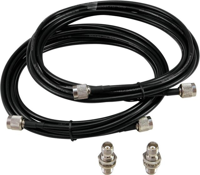 Omnitronic Antennenkabel TNC-Set in Schwarz, Länge: 5 m - Bild 1