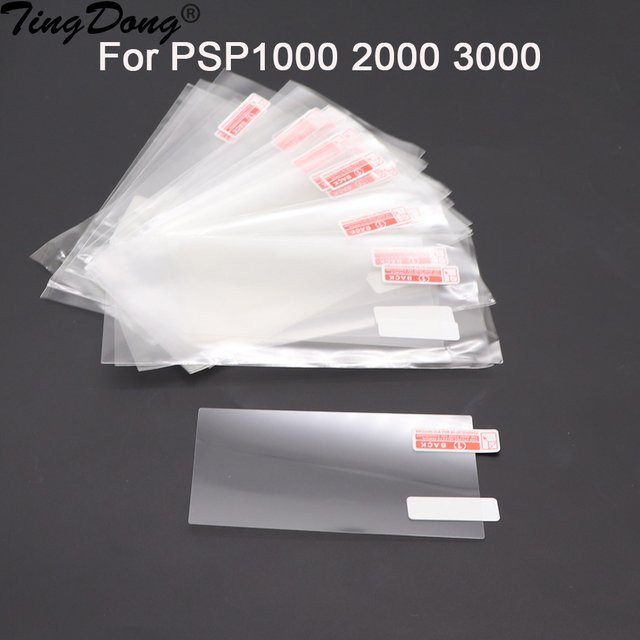 TingDong Displayschutzfolie für PSP 1000 2000 3000, transparent, Retro-Zubehör - Bild 1