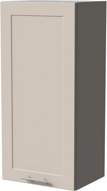 Feldmann-Wohnen Hängeschrank Oslo in Kaschmir Grau Matt, B/T/H: 45 x 32,5 x 96 cm - Bild 1