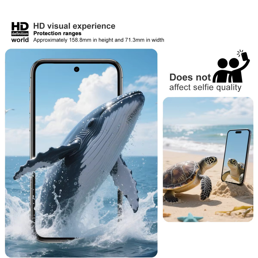 IMAK H Displayschutzfolie aus gehärtetem Glas für Nubia Z80 Ultra und Nubia Z70 Ultra 5G, transparent - Bild 3