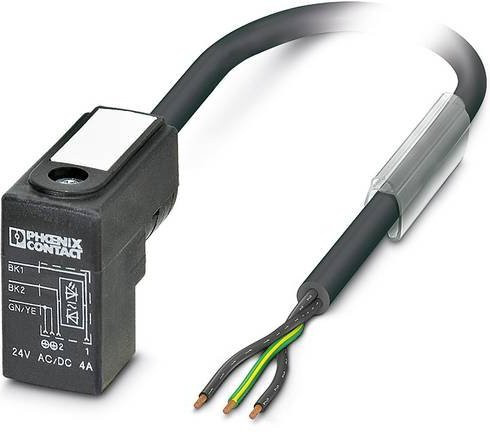 Phoenix Contact SAC-3P-5,0-PUR/C-1L-Z Steckverbinder in Schwarz und Grau - Bild 1