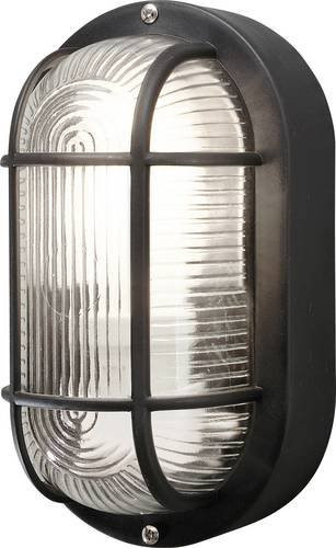 Konstsmide Elmas 7650-750 Außenwandleuchte Schwarz mit E27 Fassung und 40W - Bild 1