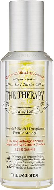 THE FACE SHOP The Therapy Oil-Drop Anti-Aging Serum, 45 ml, Hyaluronsäure - Bild 1
