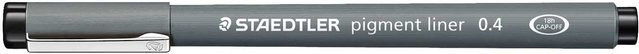 Staedtler Pigment Liner Fineliner in Schwarz mit 0,4 mm Strichstärke - Bild 1