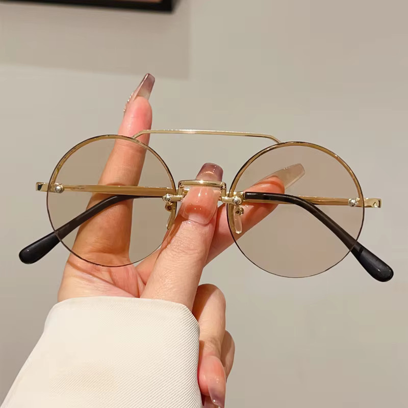 KAMMPT Sonnenbrille, randlos, rund, Metal, Unisex - Bild 1