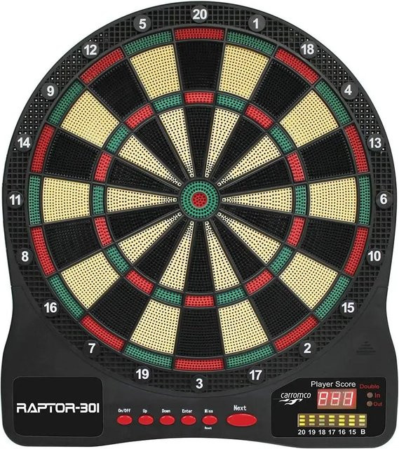 CARROMCO Elektronik Dartboard Raptor-301, 4-Loch Abstand - Bild 1