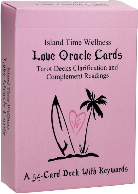 Insel Zeit Wellness Liebe Orakel Karten Tarot Decks, 54-Karten-Deck - Bild 1