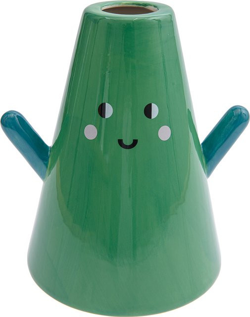 Rico Design Keramik Vase Tannenform grün Höhe: 20 cm - Bild 1