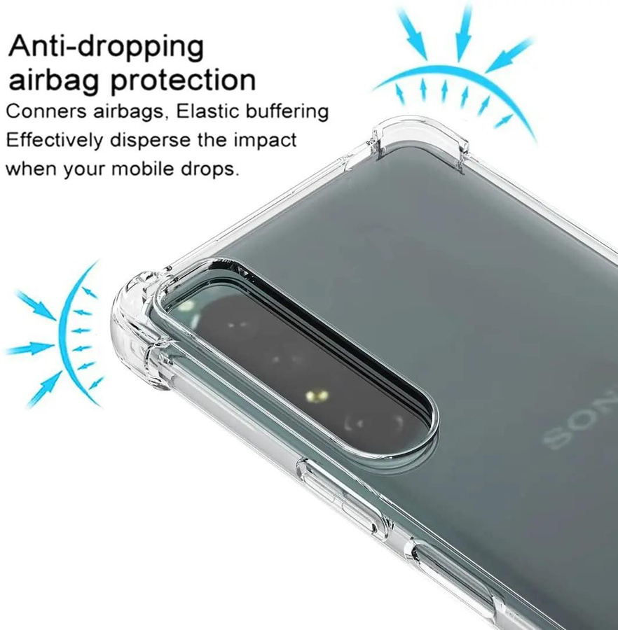 Stoßfeste TPU Handyhülle für Sony Xperia 1 III und Xperia 1 IV in Transparent - Bild 4