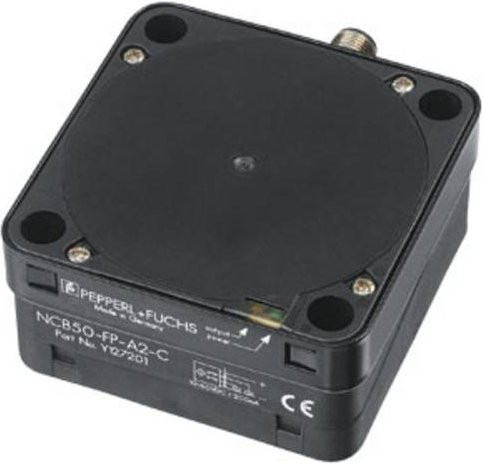 Pepperl+Fuchs Induktiver Sensor NCB50-FP-E2-P1-V1 125750 PNP Schwarz bündig montierbar - Bild 1