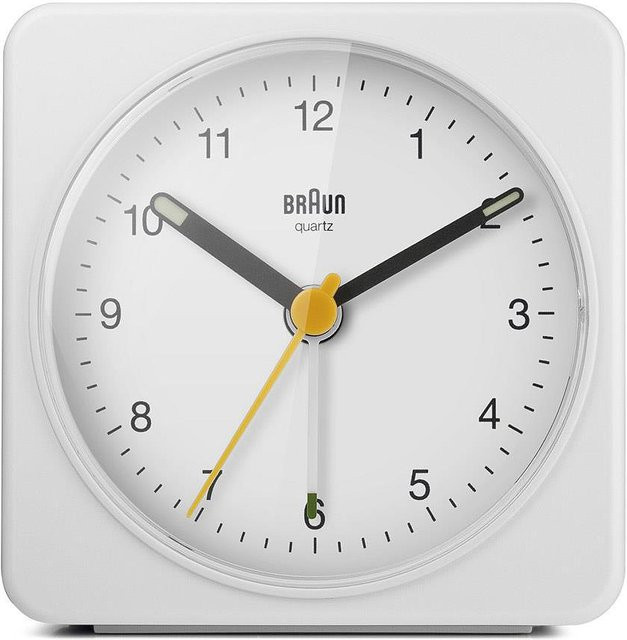 Braun BC03W Klassik Wecker in Weiß - Bild 1