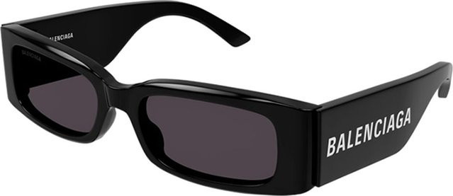 Balenciaga BB0260S Sonnenbrille, Rechteckig, Vollrand, Schwarz, Damen - Bild 1