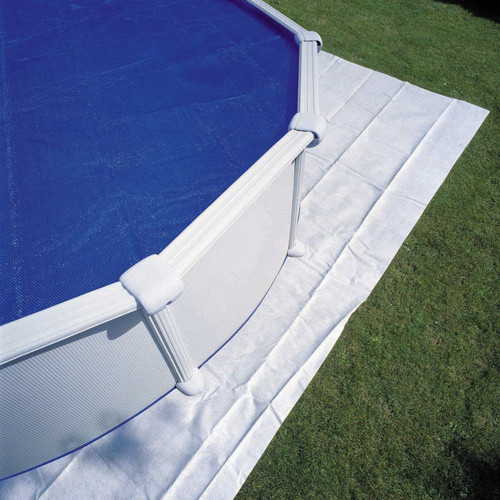 GRE Bodenschutzplane aus Polyester in Weiss, Breite: 1100 cm - Bild 2