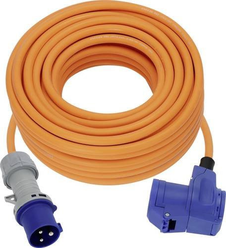 Brennenstuhl Camping-CEE-Verlängerungskabel H07RN-F 3G 2,5 mm² 25 m, Blau/Schwarz/Orange/Grau, IP44 - Bild 1