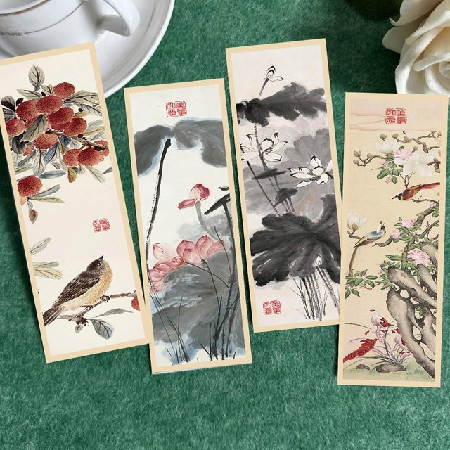 30 Stück Traditionelle Chinesische Malerei Lesezeichen aus Papier in Multicolour für Schreibwaren und Geschenke - Bild 1